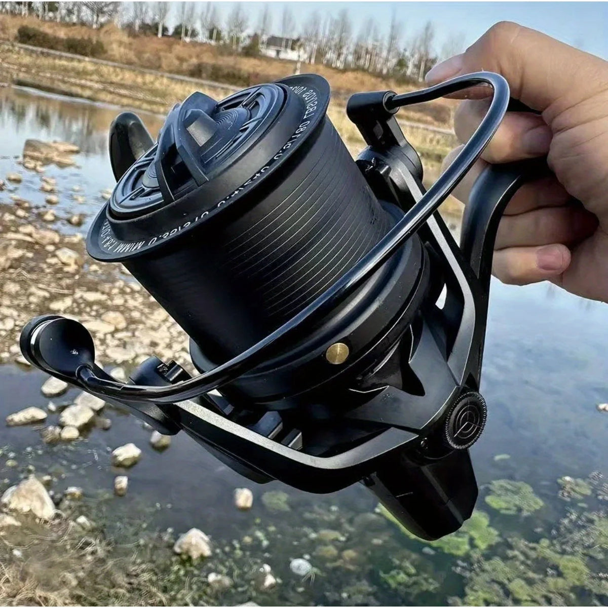 Moulinet Rotatif en Métal pour Pêche