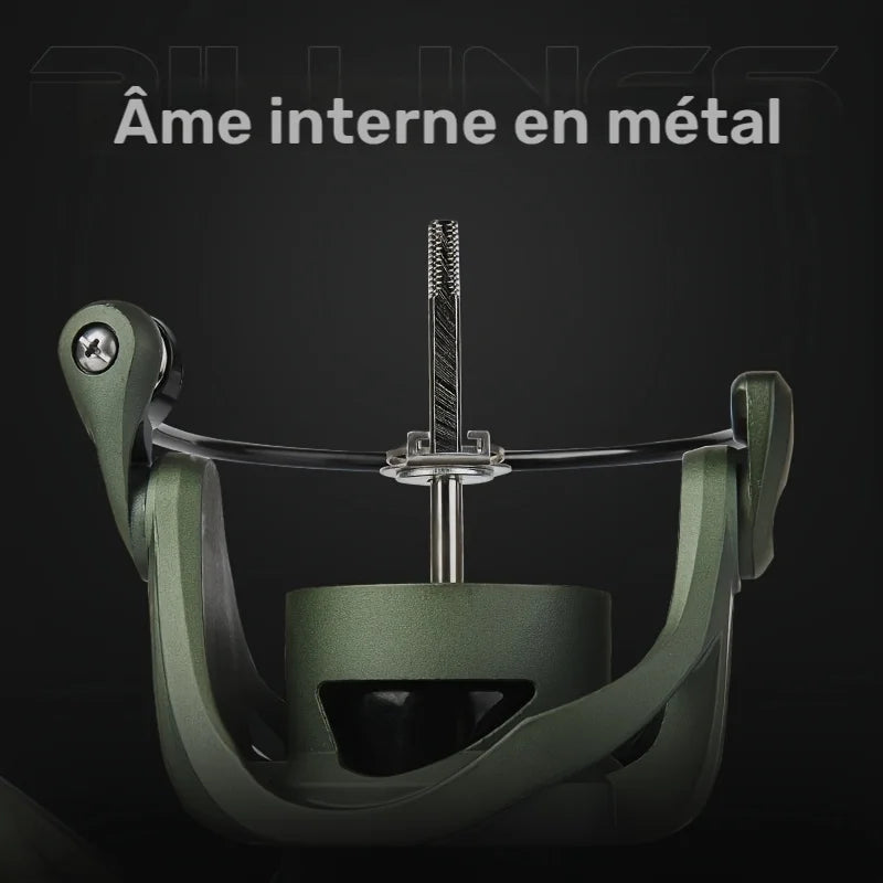 Moulinet Rotatif Léger Pour Pêche En Eau Douce Et Salée — photo 7