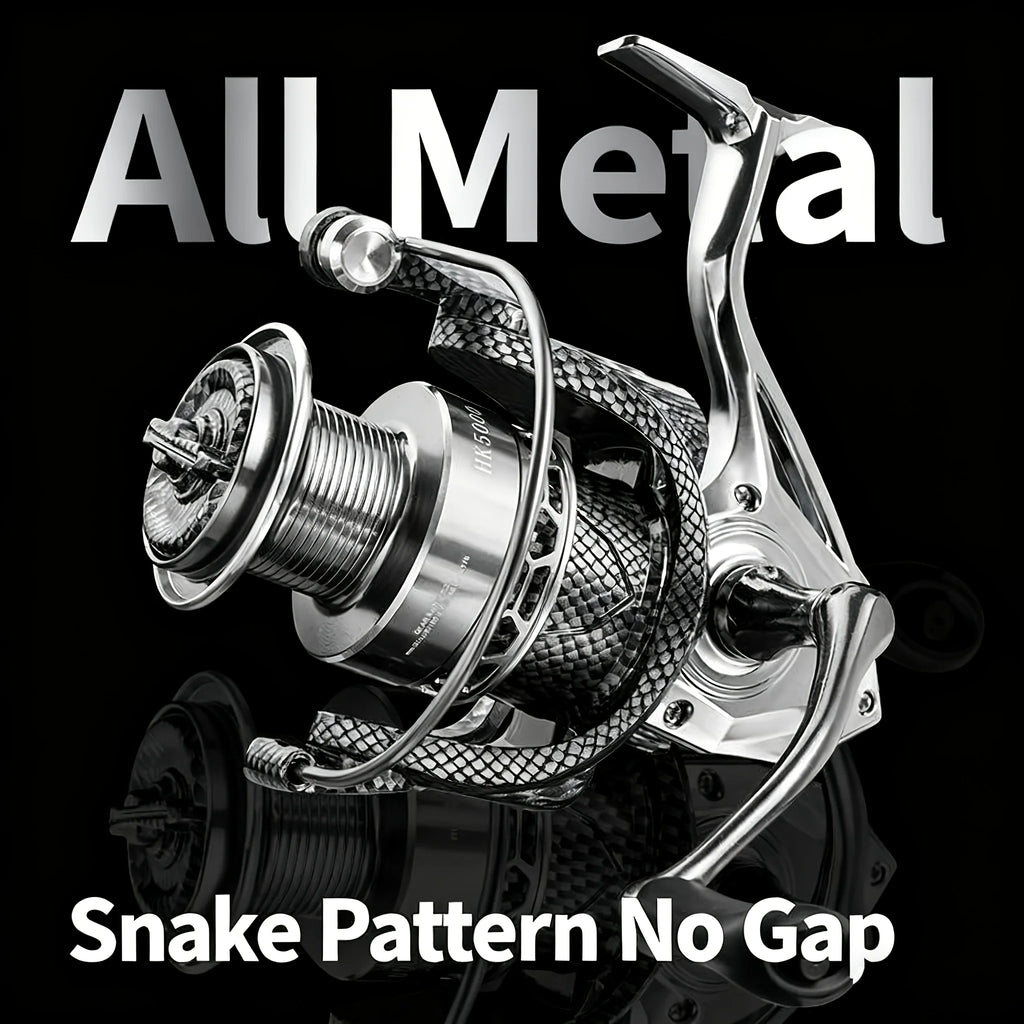 Moulinet Rotatif Métallique Motif Serpent