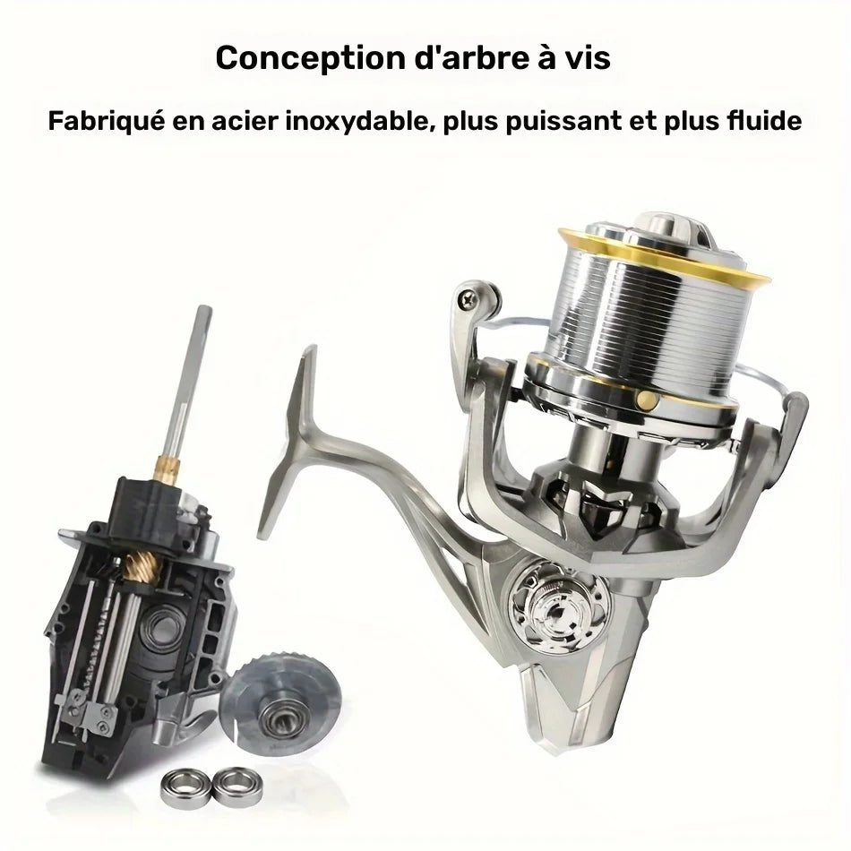 Moulinet Rotatif Pour Pêche En Eau Salée