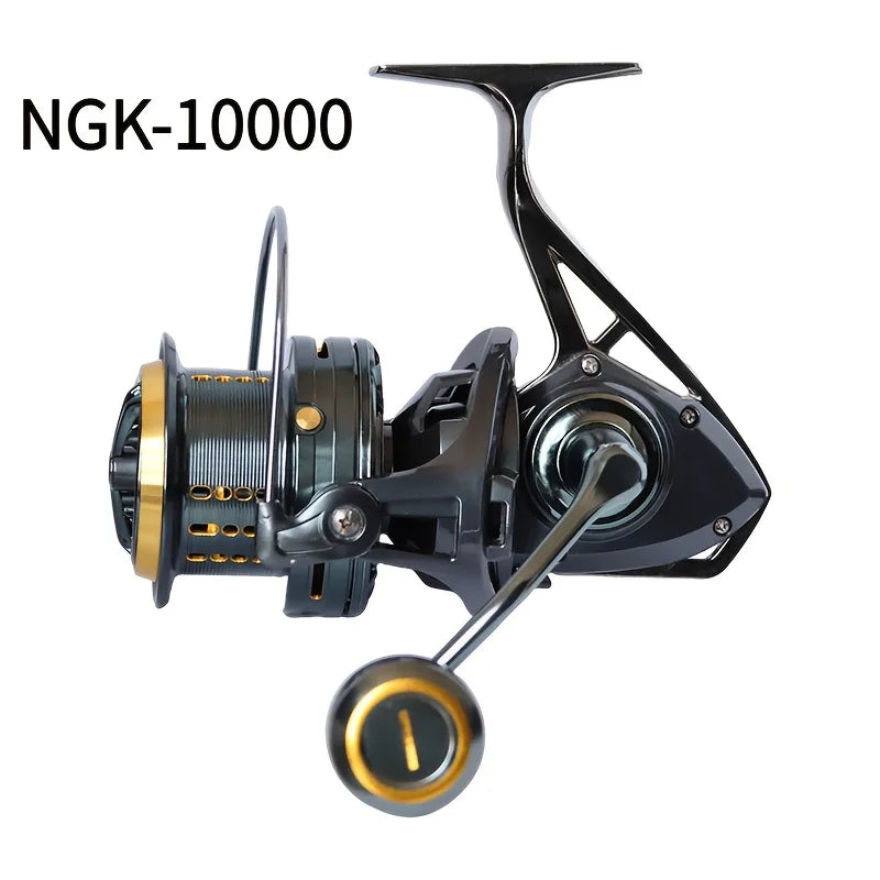 Moulinet Spinning Métal Lourd pour Pêche au Gros — Moulinet Taille 10000, photo 7