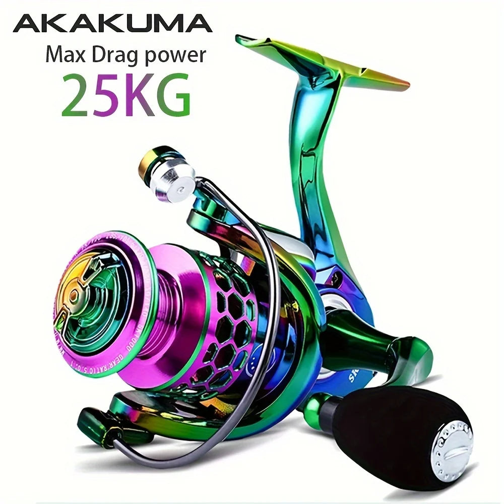 Moulinet Spinning Métal Multi-Coloris Pour Pêche