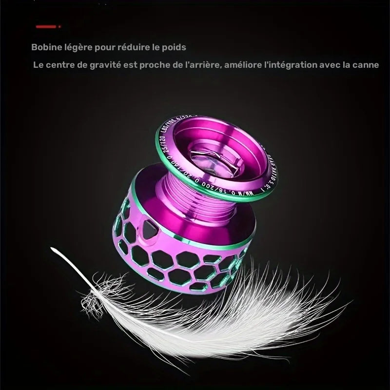 Moulinet Spinning Métal Multi-Coloris Pour Pêche — photo 4