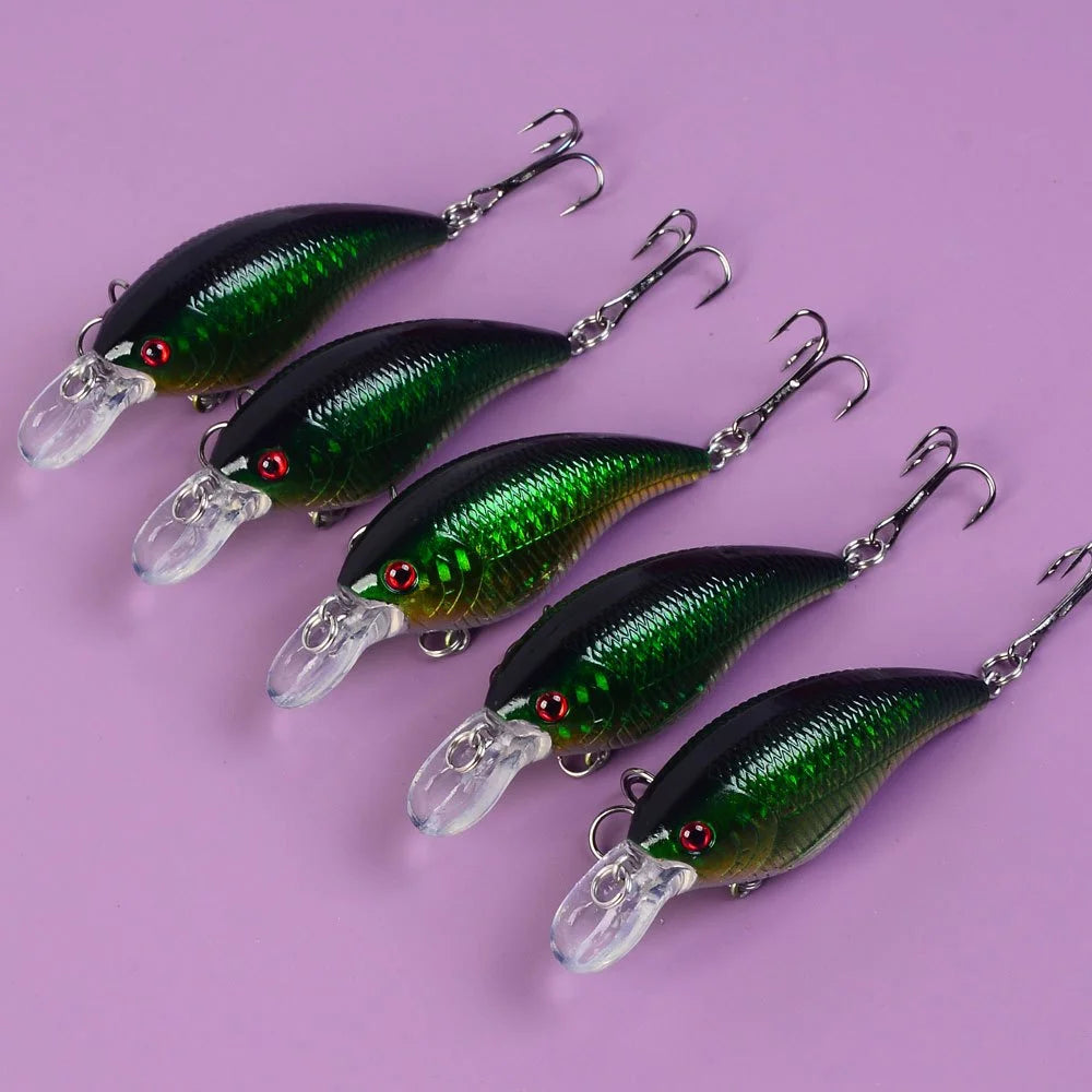 Pack De 5 Leurres Souples Flottants Verts — photo 5