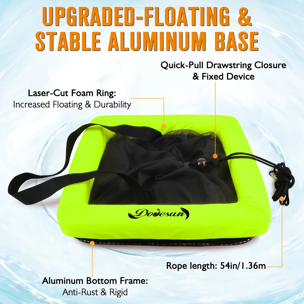 Panier De Pêche Flottant Pliable En Nylon — photo 2