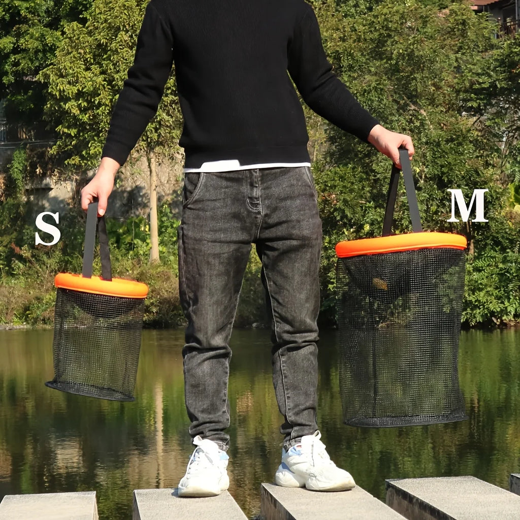 Panier de Pêche Flottant Pliable en Nylon — photo 4