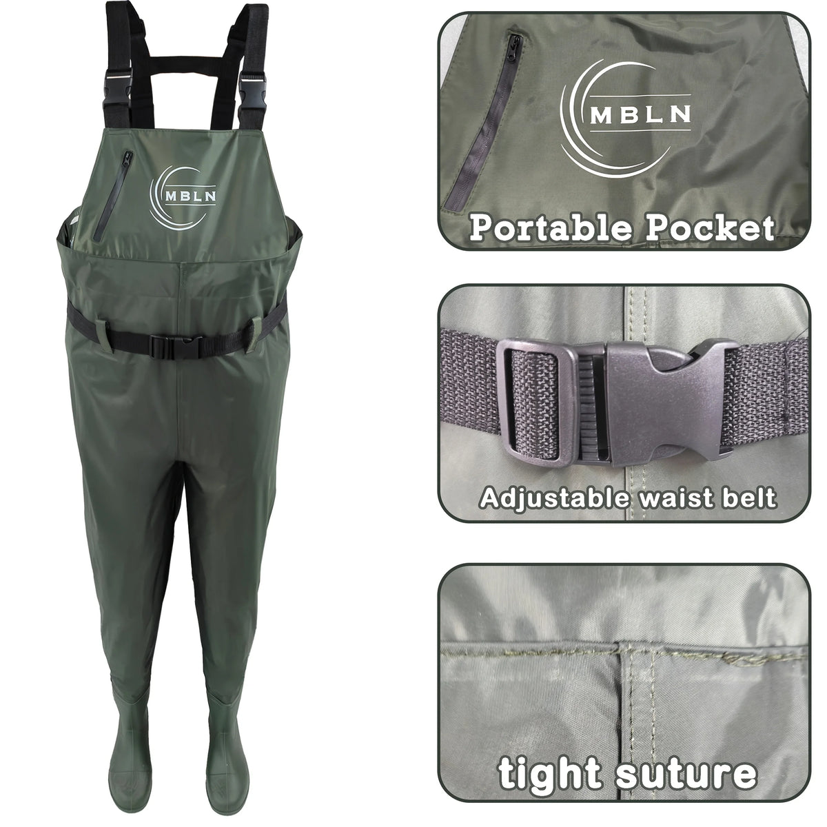Pantalon De Vade-Palmure Épais Avec Bottes Intégrées — photo 2