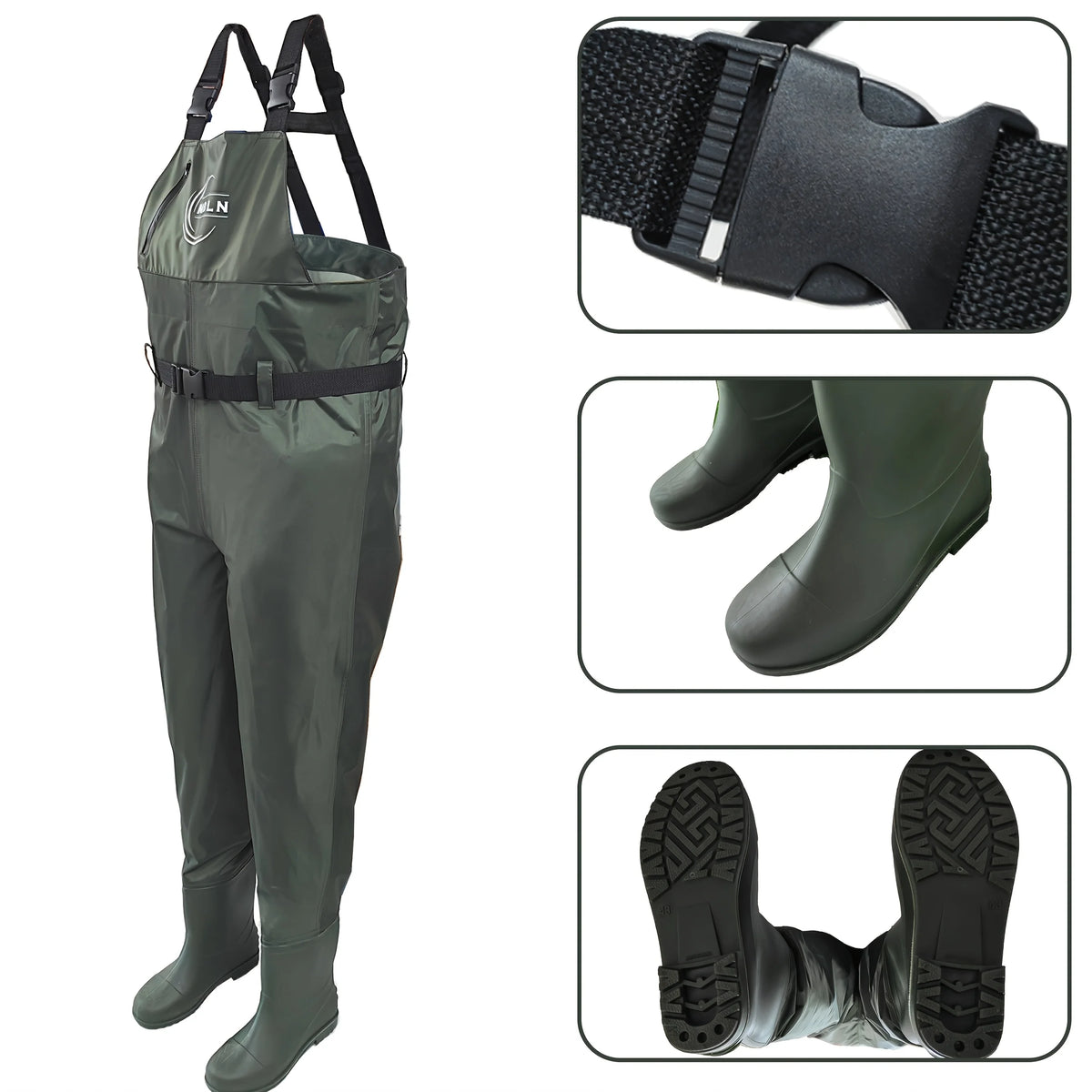 Pantalon De Vade-Palmure Épais Avec Bottes Intégrées — photo 3