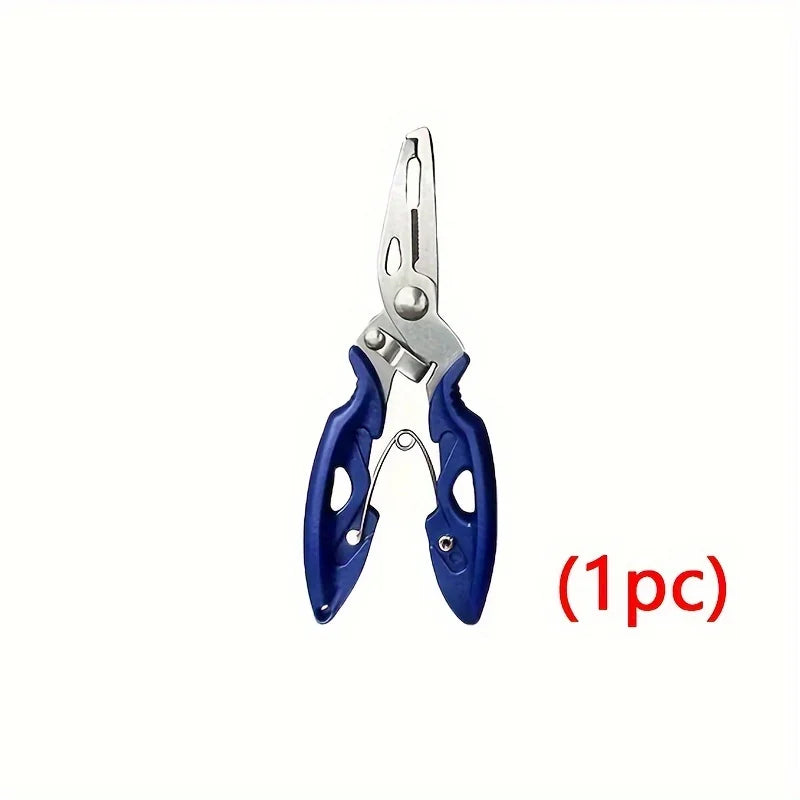 Pince De Pêche Multifonction En Acier Inoxydable — Bleu, photo 8