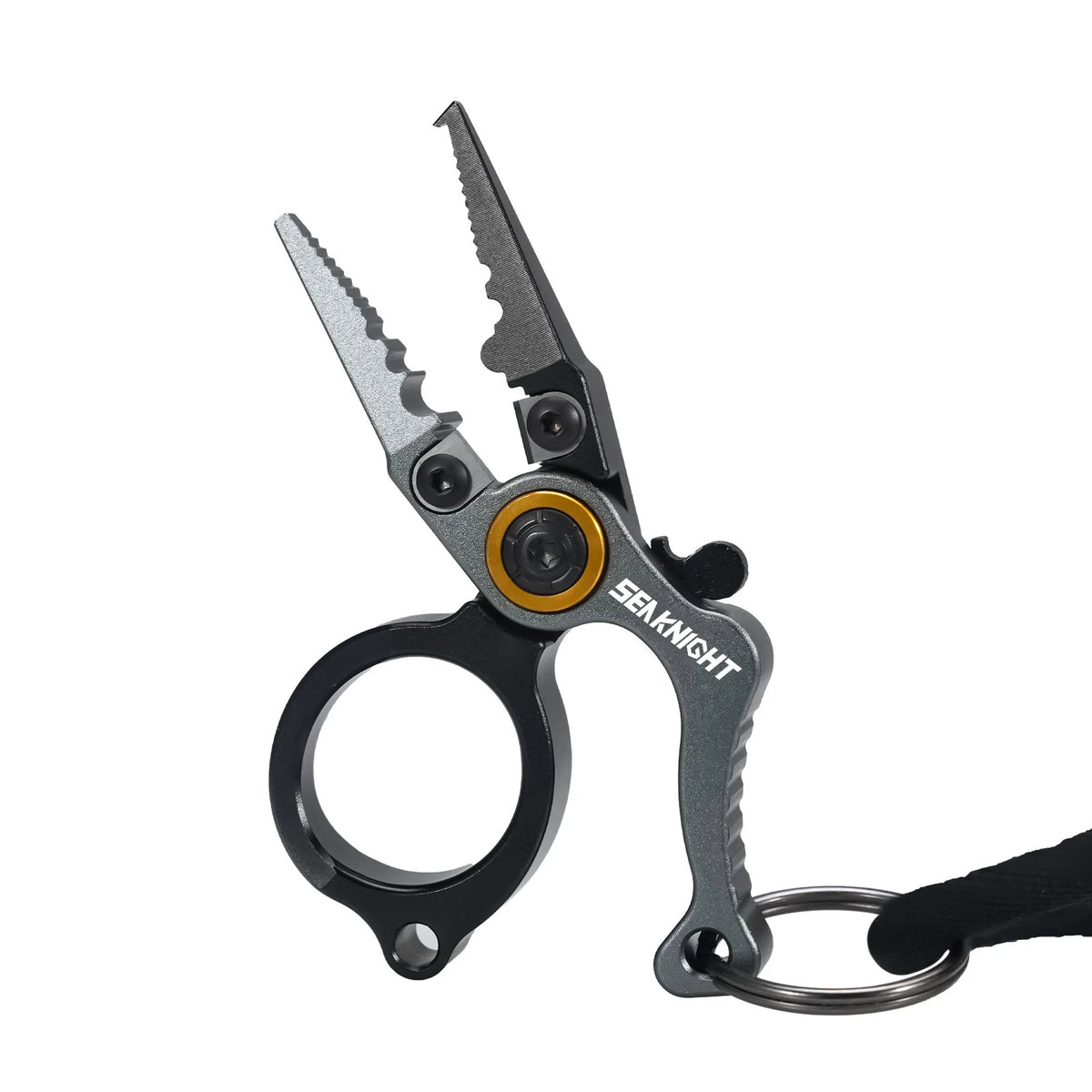 Pinces Mini Multifonctions en Aluminium avec Verrouillage — Gris / Noir