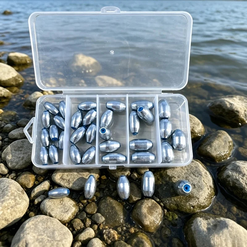 Plomb De Pêche En Acier Carbone Olive — photo 4