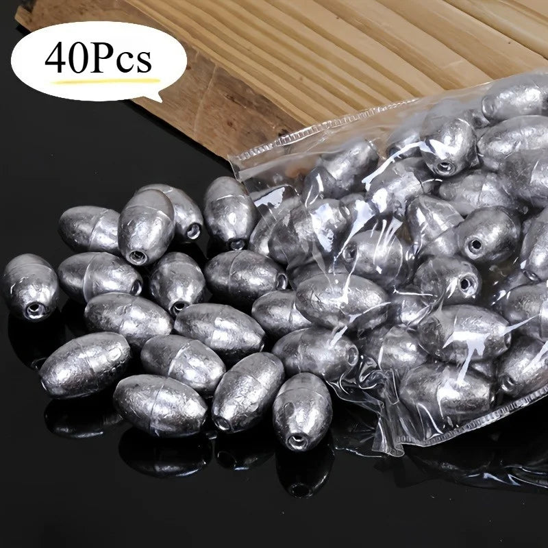 Plombs Creux Olive 2 G pour Pêche