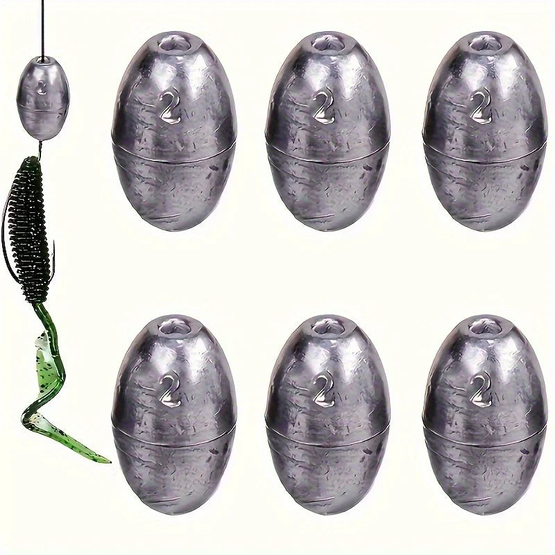 Plombs Creux Olive 2 G pour Pêche — illustration 1 Image