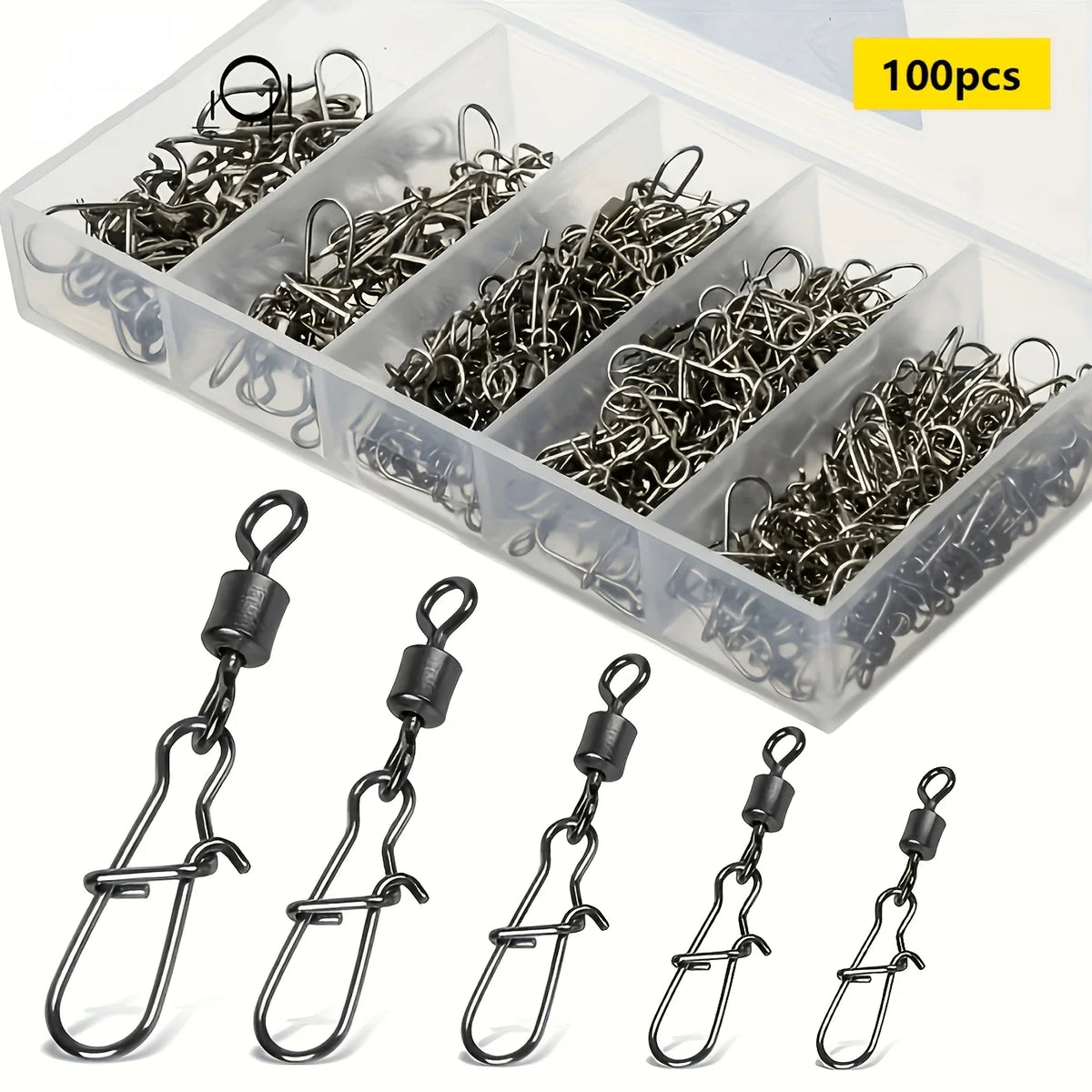 Plombs de Pêche Pivotants en Fer Noir — illustration 1 Image