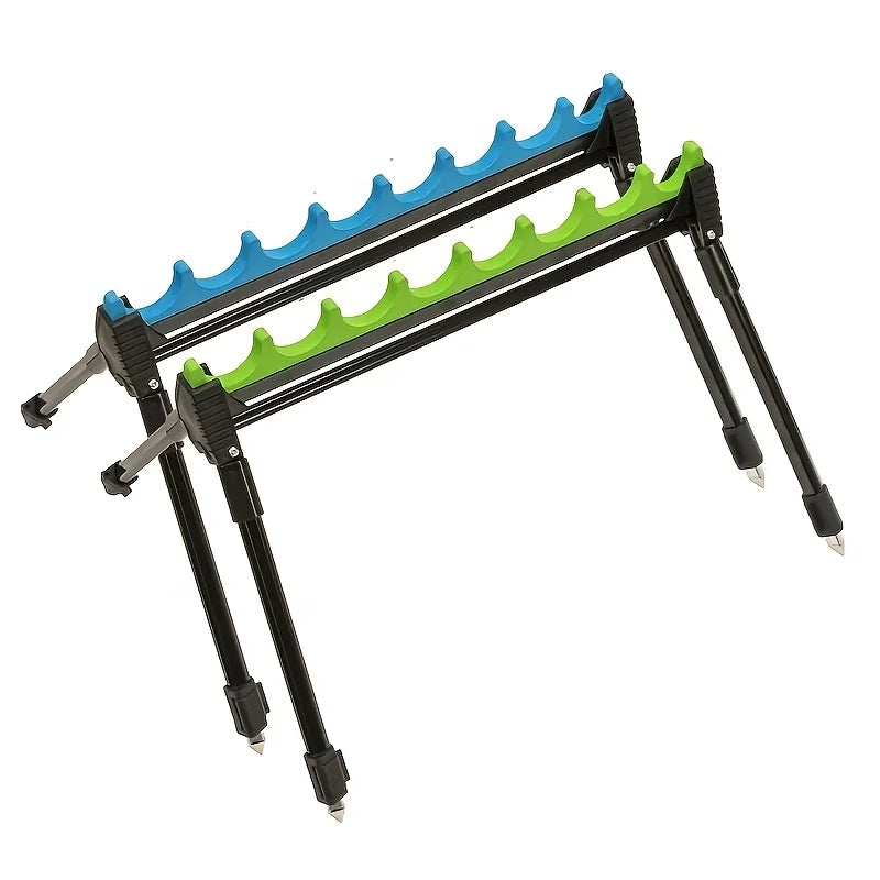 Porte-Canne à Pêche en Alliage de Zinc Bleu