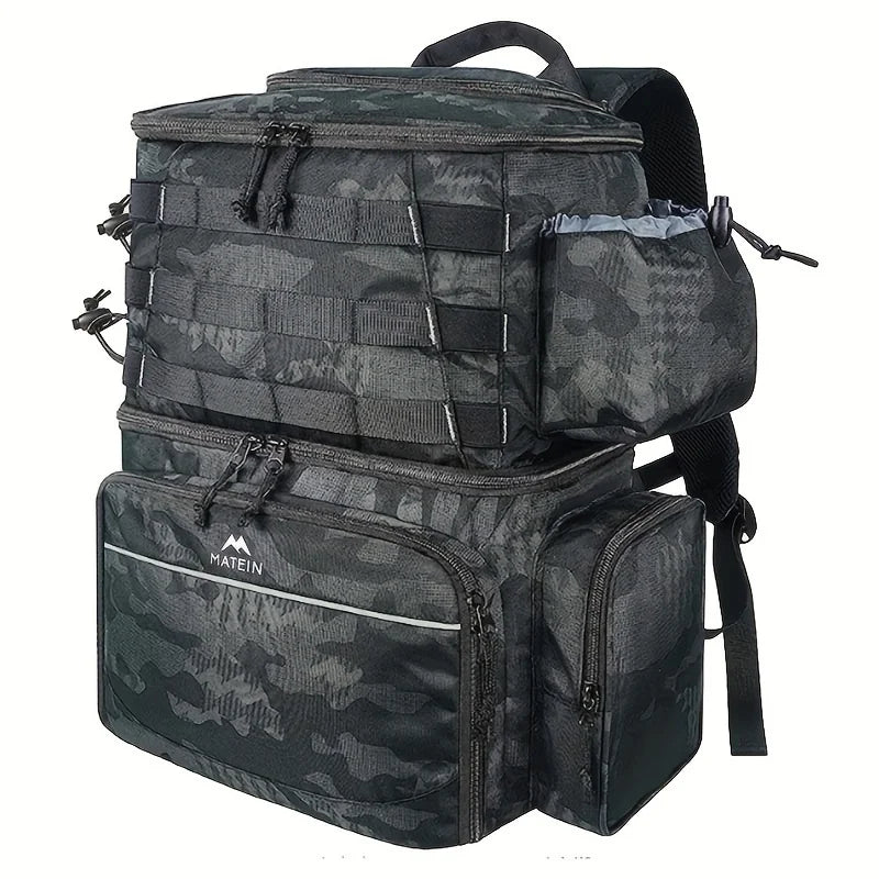 Sac à Dos De Pêche Avec Glacière — Camouflage