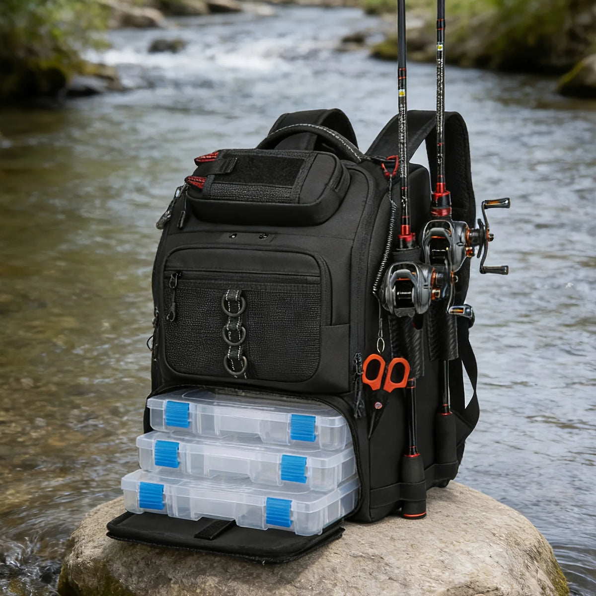 Sac à Dos de Pêche avec Porte-Canne