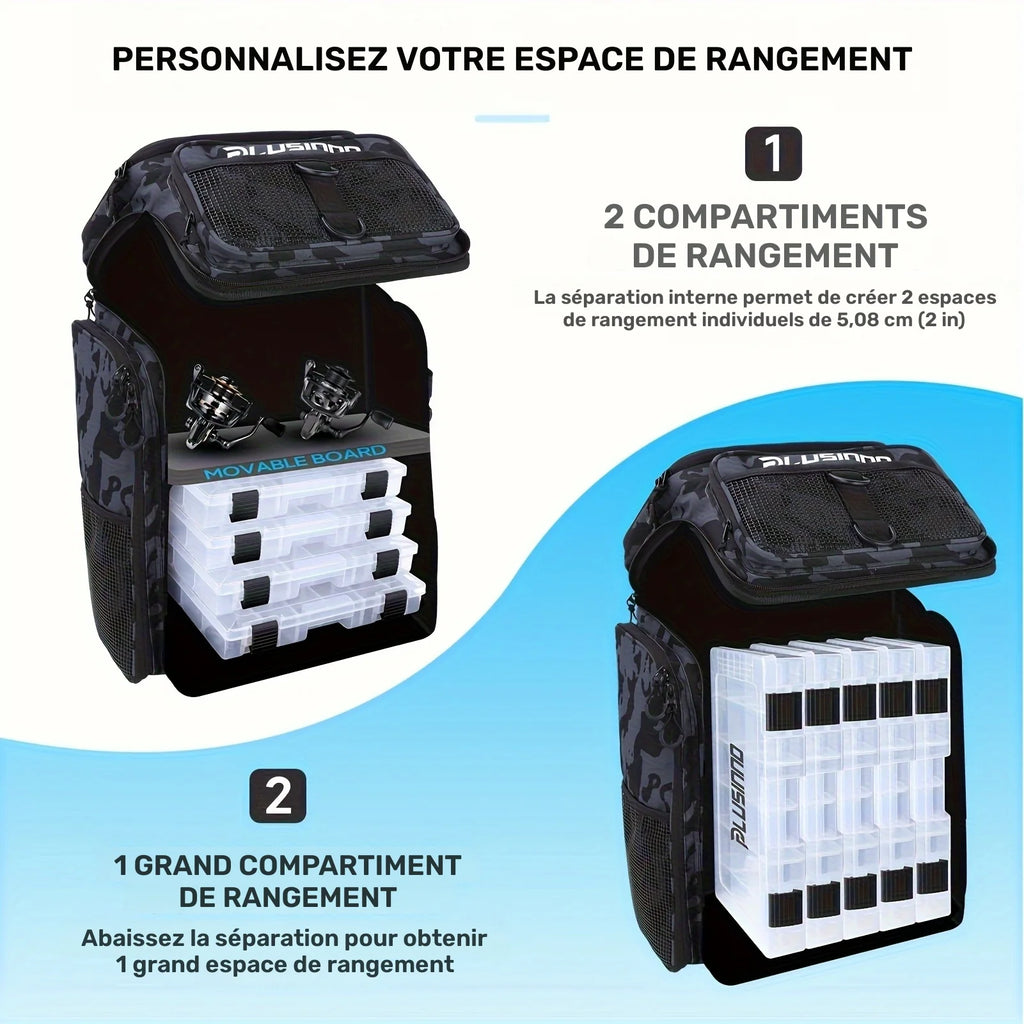 Sac à Dos de Pêche avec Porte-Cannes — photo 3