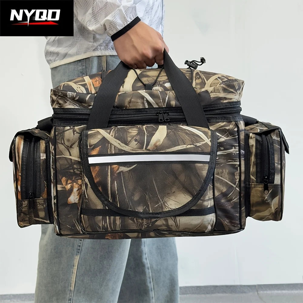 Sac À Dos De Pêche En Polyester Noir