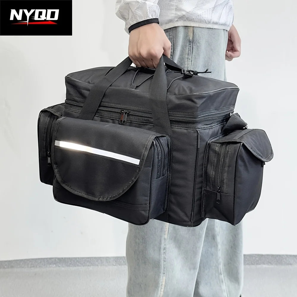 Sac À Dos De Pêche En Polyester Noir — photo 6