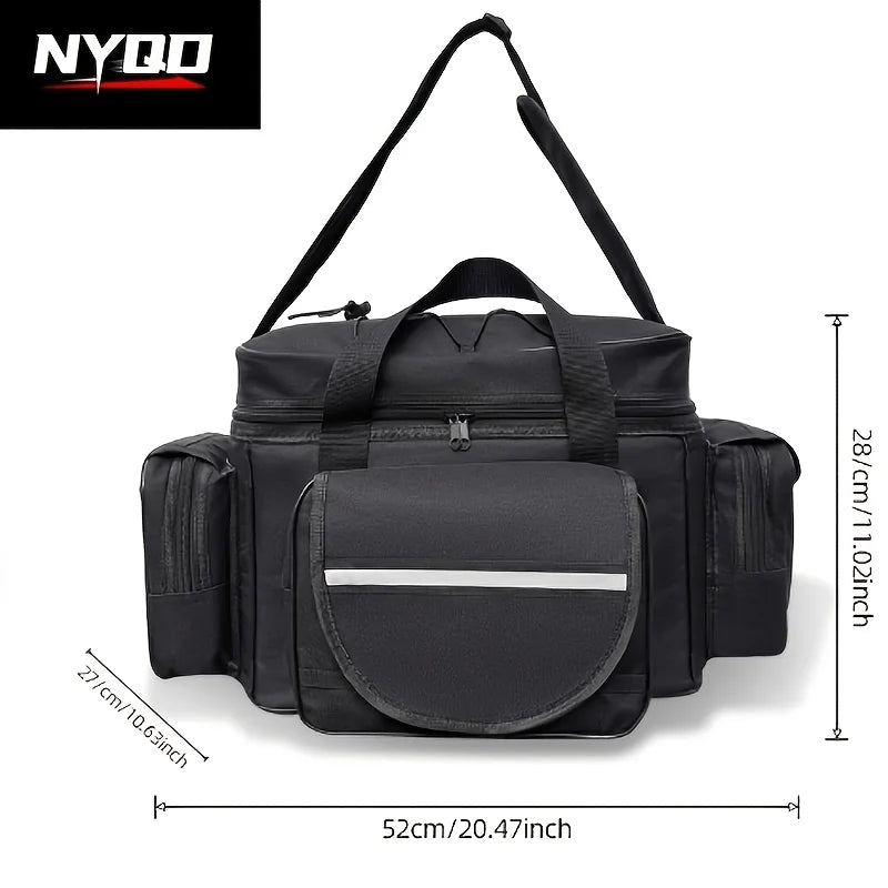 Sac À Dos De Pêche En Polyester Noir — photo 8