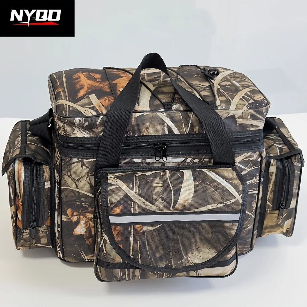 Sac À Dos De Pêche En Polyester Noir — Camouflage, photo 9