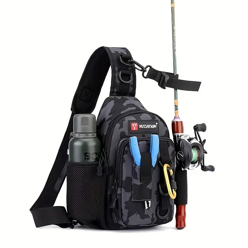 Sac À Dos De Pêche Multifonctionnel En Nylon 600D — photo 8