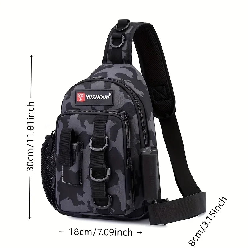 Sac À Dos De Pêche Multifonctionnel En Nylon 600D — photo 10