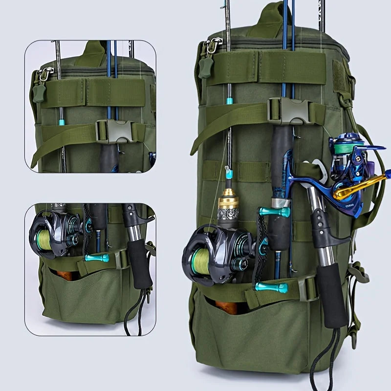 Sac À Dos Multifonctionnel De Pêche En Nylon — photo 2