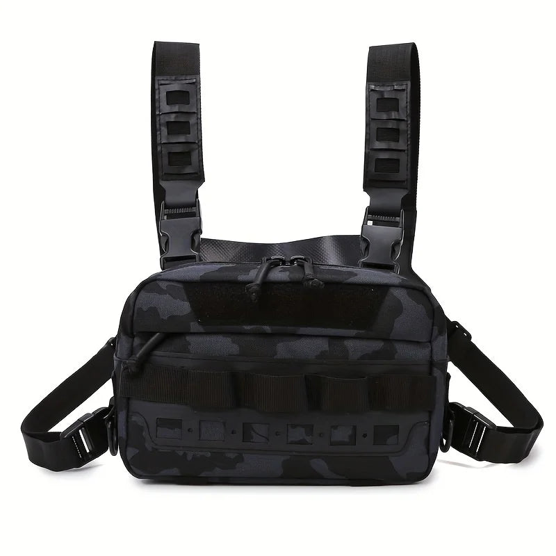 Sac De Pêche Camouflage En Nylon — Camouflage Noir, photo 12