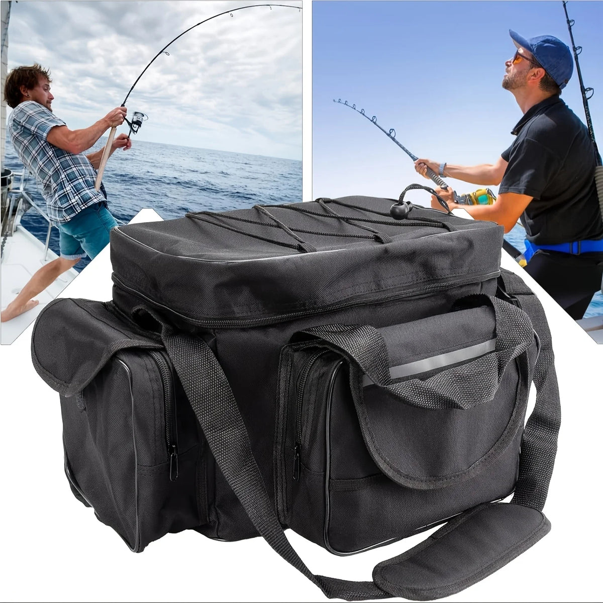 Sac De Pêche Grande Capacité Avec Bandoulière — photo 5