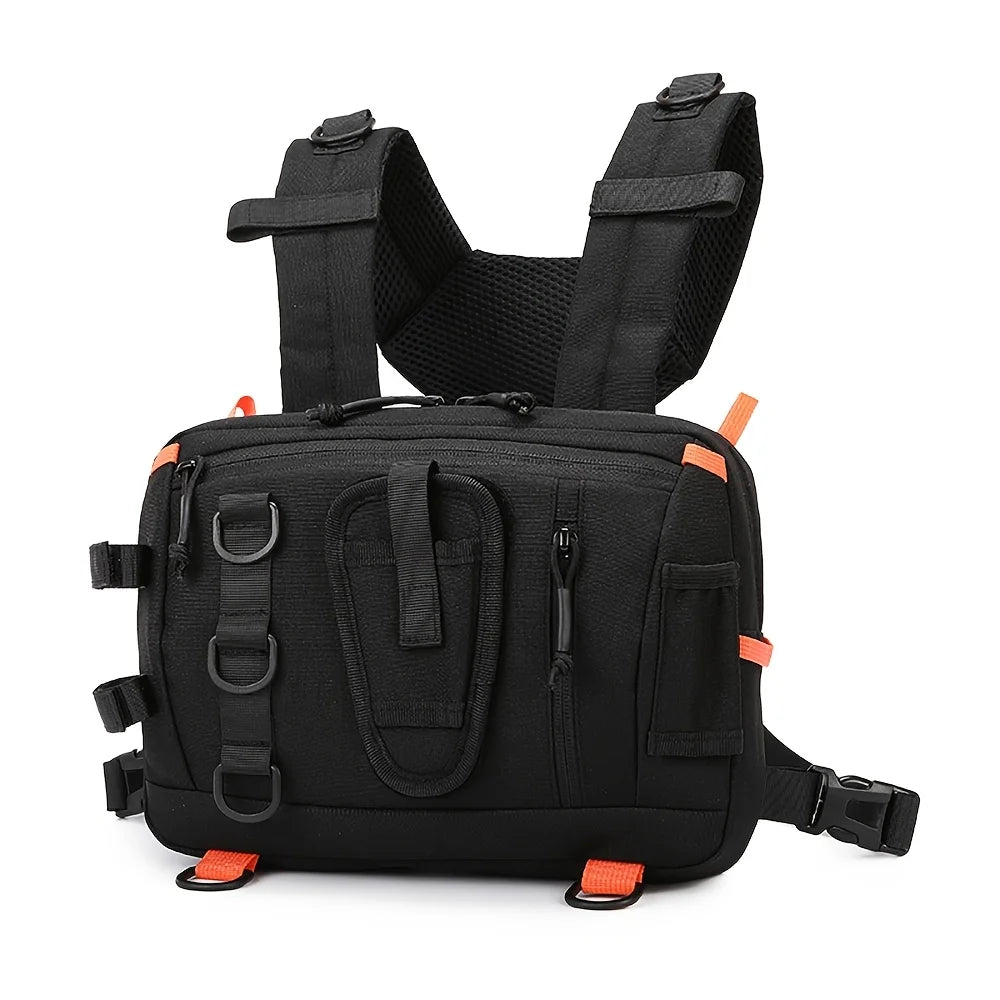 Sac Multifonctionnel de Pêche en Polyamide — Noir Uni, photo 11