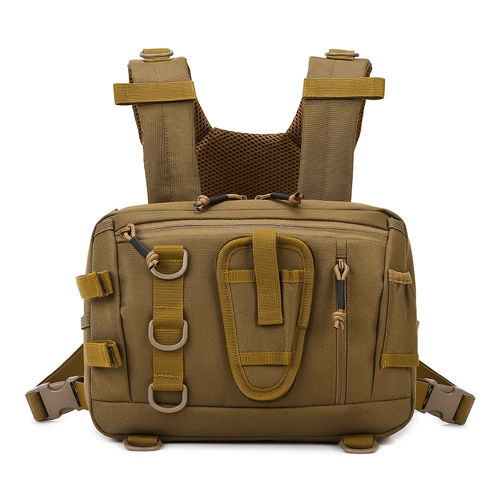 Sac Multifonctionnel de Pêche en Polyamide — Brun Uni, photo 15