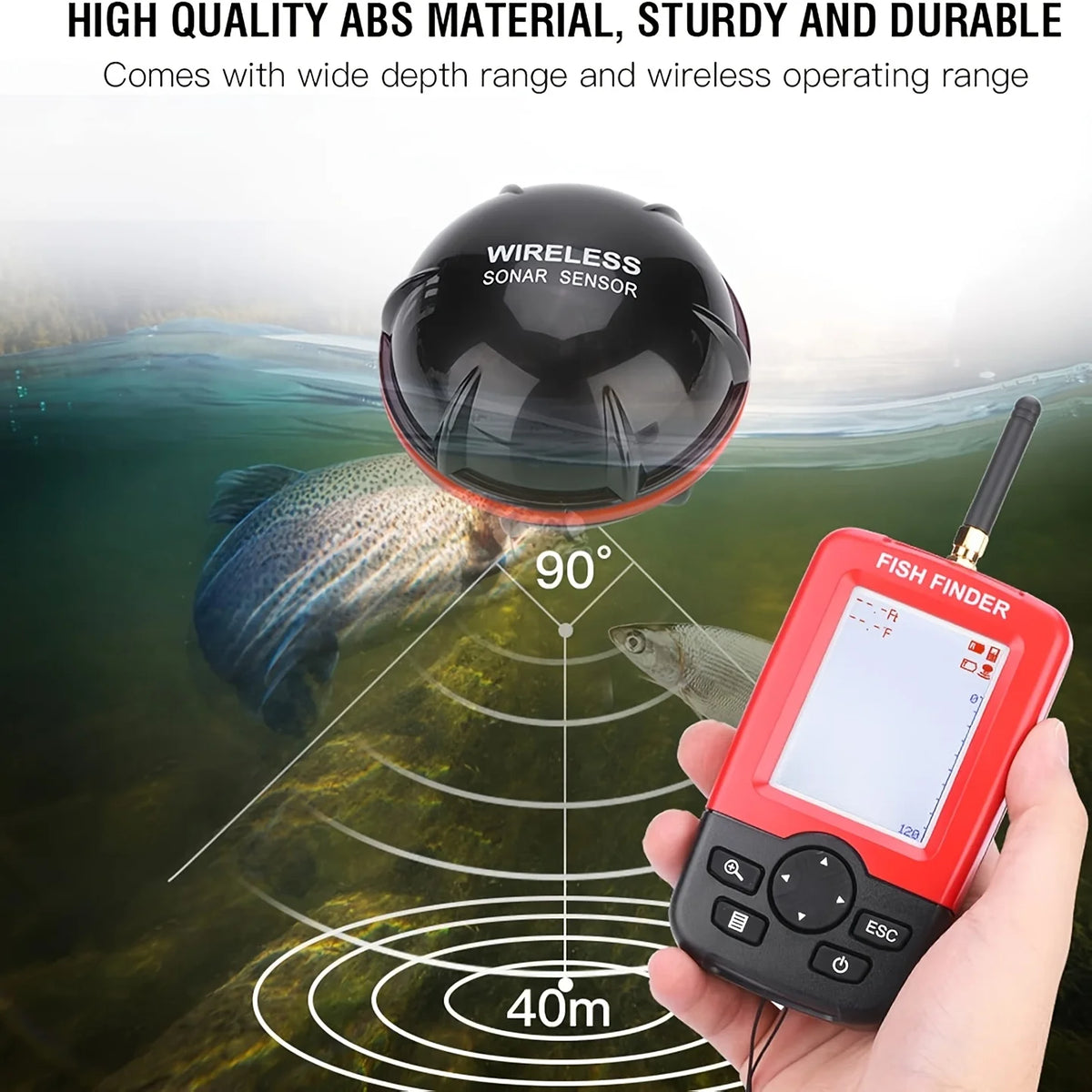 Sondeur De Poisson Intelligent Sans Fil Portable — photo 8