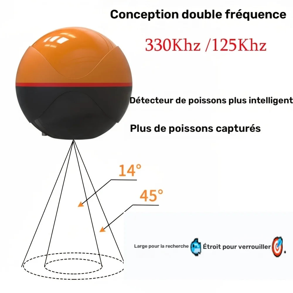 Sondeur de Poisson Wifi Sans Fil Double Fréquence — photo 4