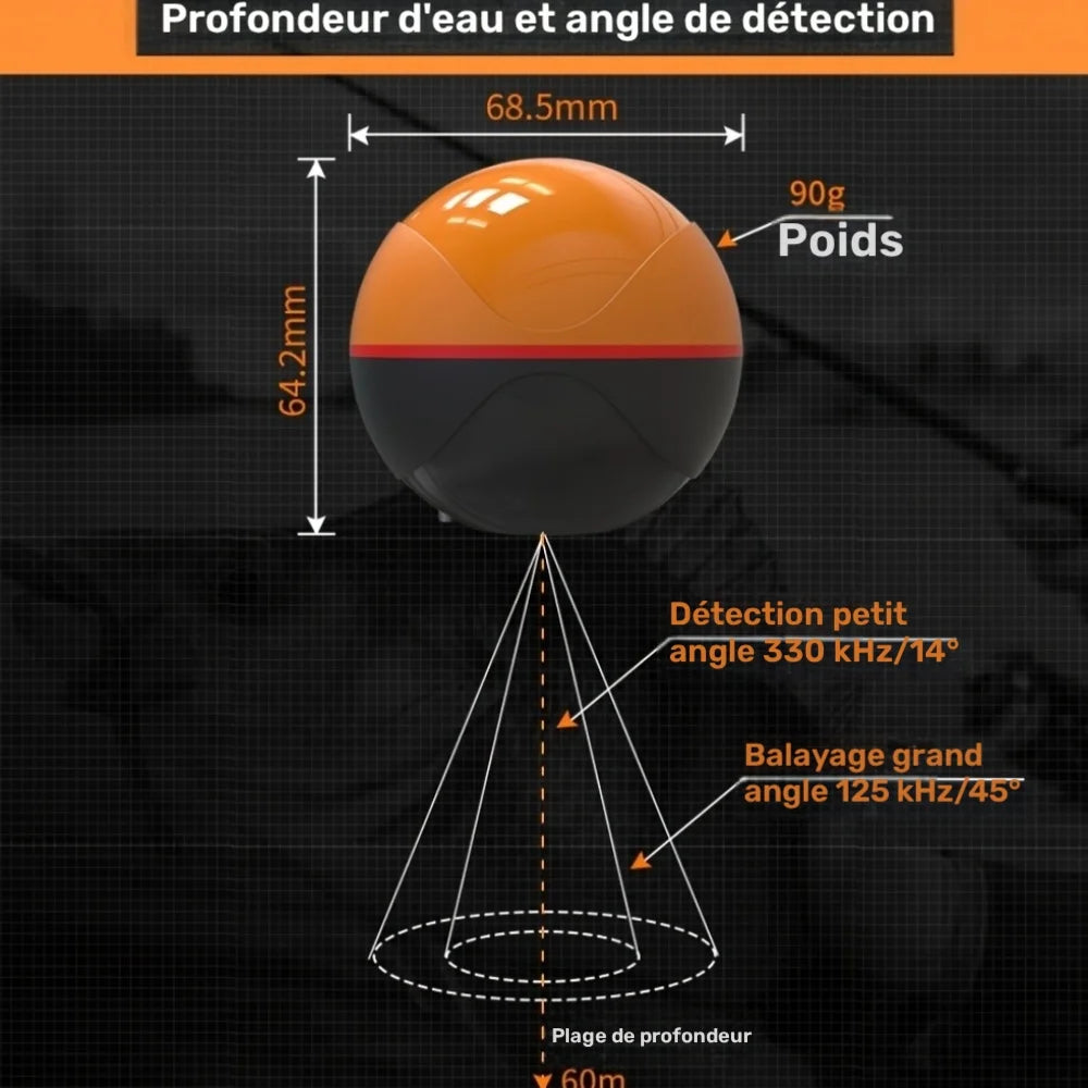 Sondeur de Poisson Wifi Sans Fil Double Fréquence — photo 6