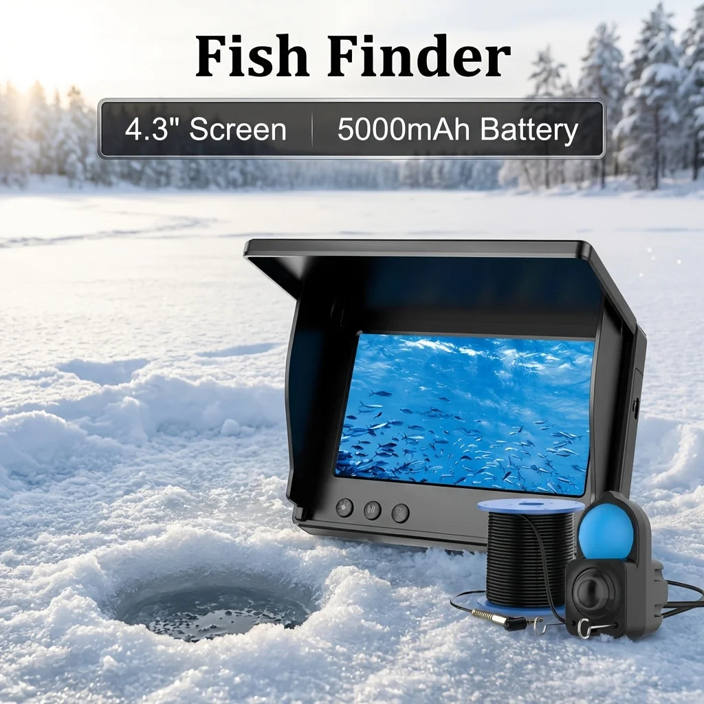 Sondeur de Poissons avec Écran HD 4,3 Pouces
