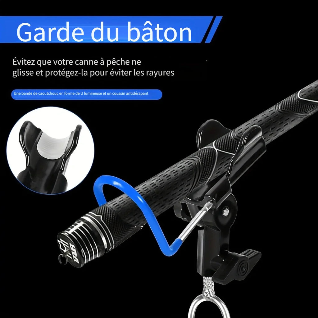 Support de Canne à Pêche Surélevé Antidérapant en Acier Inoxydable — photo 3