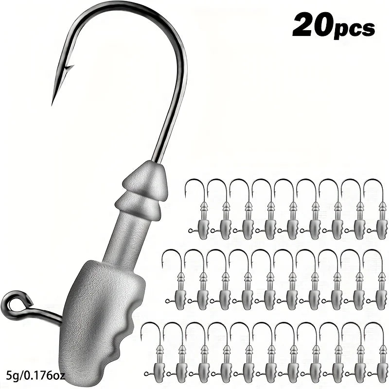 Tête Plombée Jig À Triple Barbillons — illustration 1 Image
