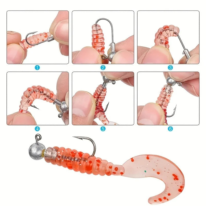 Têtes De Jig Rondes Non Peintes Pour Pêche — photo 8