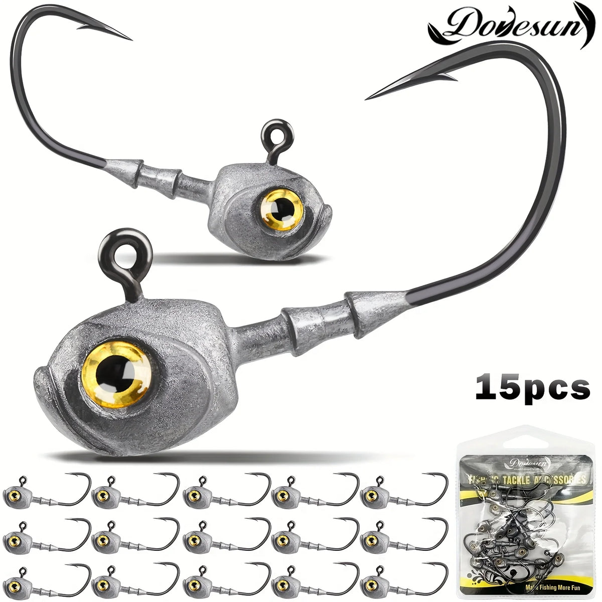 Têtes De Jig Swimbait À Yeux 3D