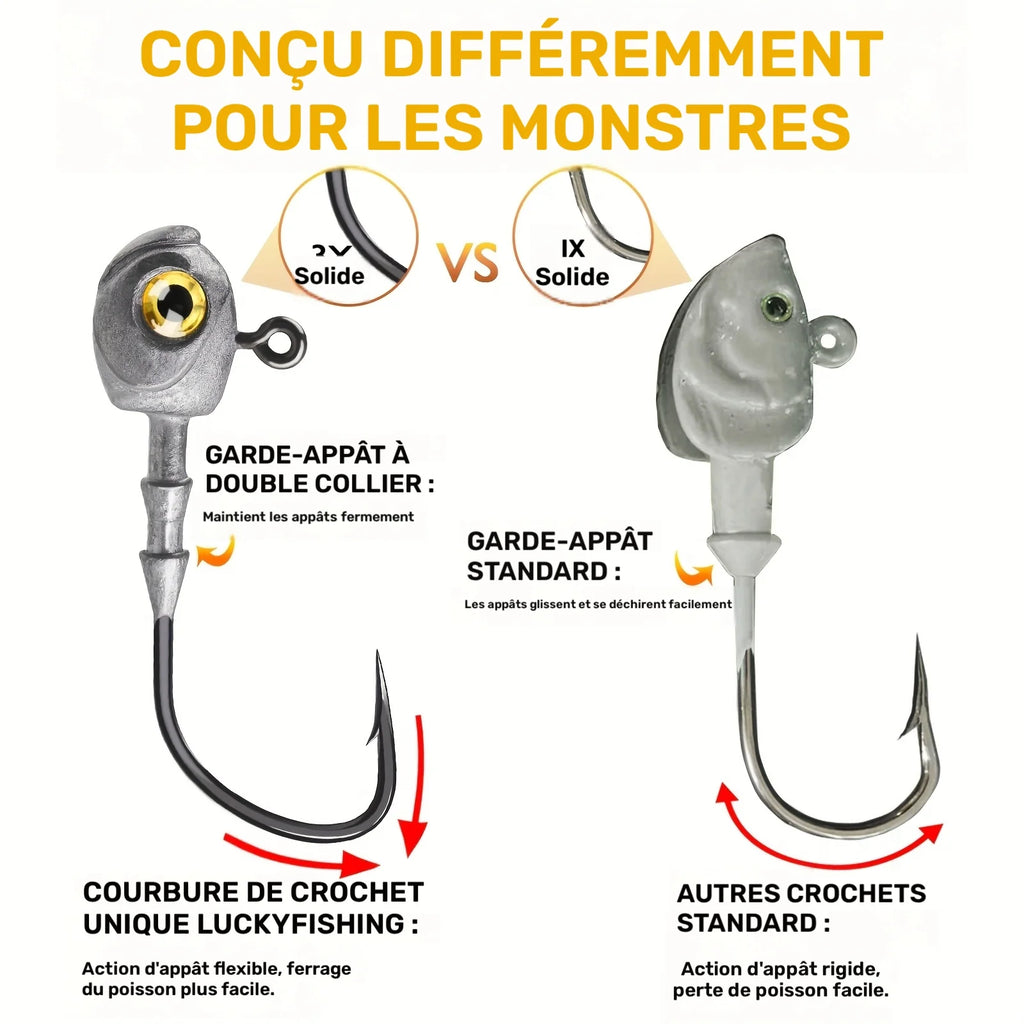 Têtes De Jig Swimbait À Yeux 3D — photo 2