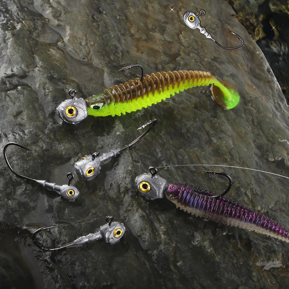 Têtes De Jig Swimbait À Yeux 3D — photo 5