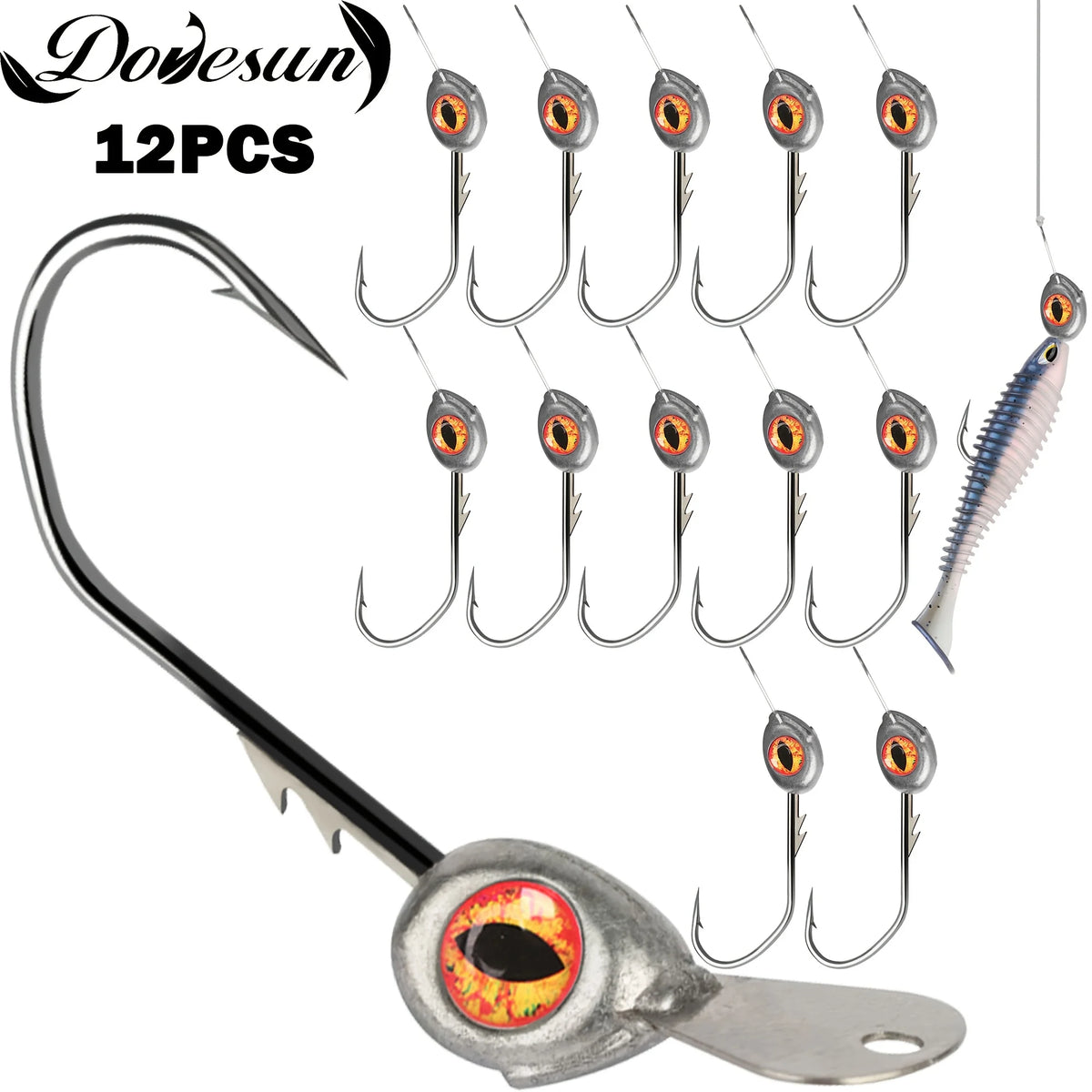Têtes de Jig Swimbait en Plomb pour Pêche
