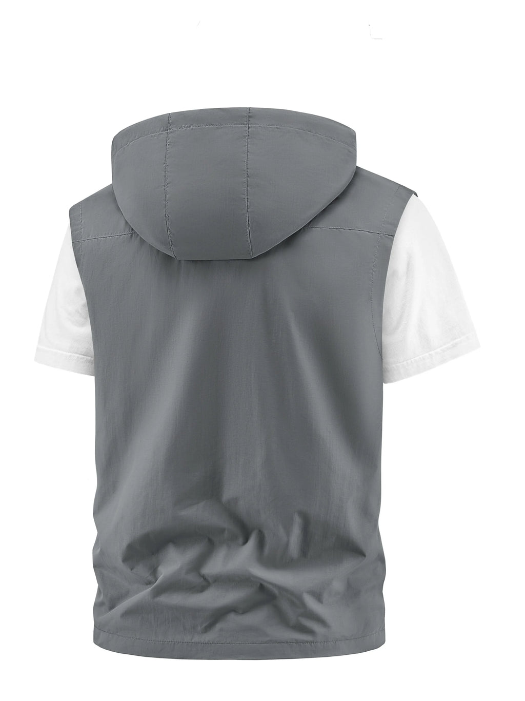 Veste Sans Manches À Capuche Cargo Légère — photo 9